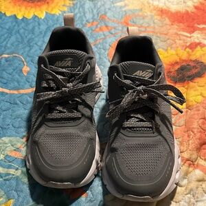 Avia Charcoal Lace-Up Sneakers